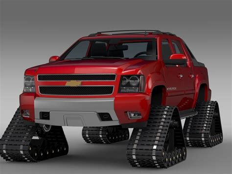 Chevrolet Avalanche Z71 Crawler 3D Model MAX OBJ 3DS FBX C4D LWO LW LWS | CGTrader.com