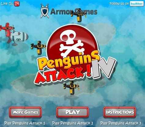 Penguins Attack 4 - Funny Car Games