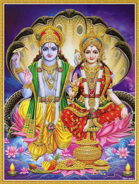 Vishnu And Laxmi Wallpaper