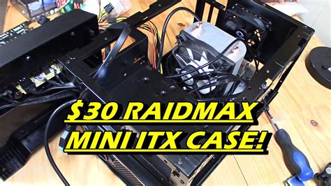 $300 DOLLAR MINI HTPC GAMING COMPUTER BUILD(RAIDMAX) - YouTube