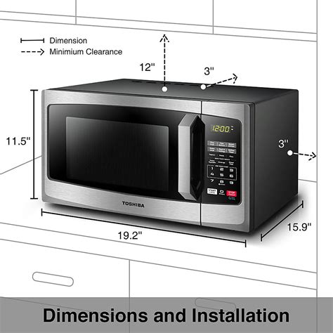 Best Buy: Toshiba .9 Cu. Ft. Countertop Microwave ML2-EM25PAESS