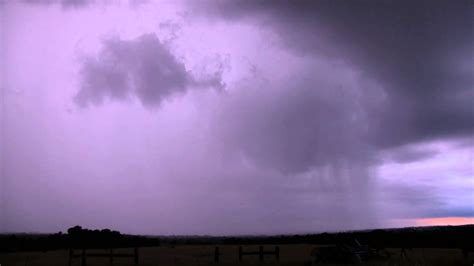 Multicell Thunderstorm Time-Lapse - YouTube