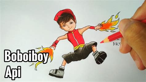 Gambar Boboiboy Sketsa Gambar Boboiboy Api | Images and Photos finder