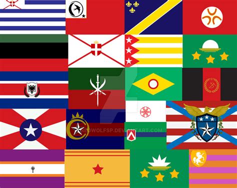 Fictional Flag Collage by Neowolfsp on DeviantArt