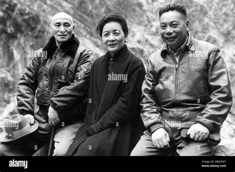 Chinese politician chiang ching kuo Black and White Stock Photos ...