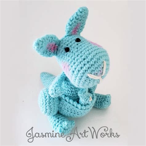 Katie Kangaroo Crochet Pattern – Jasmine Art Works