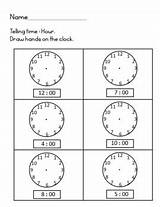 Telling Time  Hour & Half hour Free By Nyra The Learner TPT sketch template