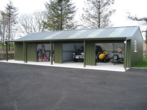 Steel Garages & Steel Framed Garages in Scotland, UK