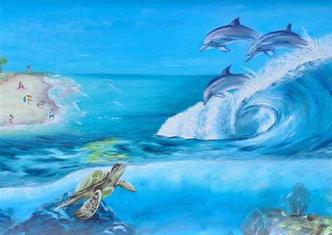 Aquatic Life Wall Mural Free Stock Photo - Public Domain Pictures