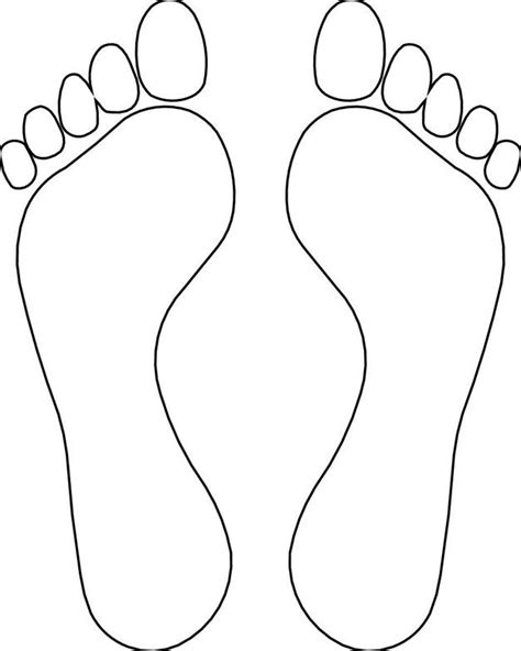 Footprint Templates Printable - ClipArt Best