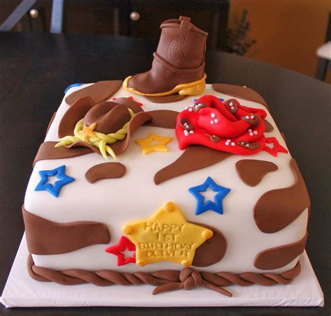 Creative Cakes by Lynn: Cowboy 1st Birthday Cake