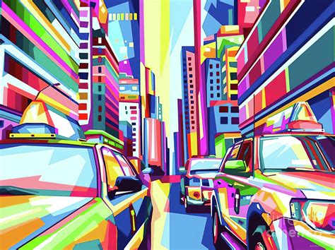 Bold 1980s Pop Art Featuring Bmw Mixed Media by Retrographs - Pixels