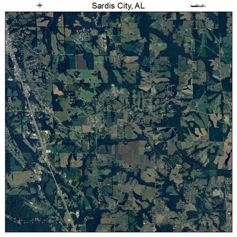 Aerial Photography Map of Sardis City, AL Alabama