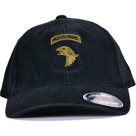 Black 101st Airborne Flexfit® Hat – 11Bravos.com