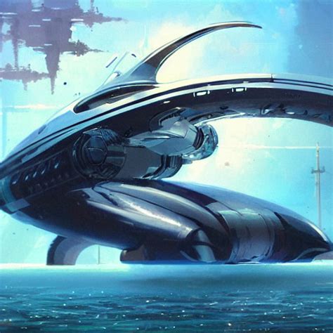 prompthunt: robotic cyborg - orca submarine concept art by john berkey, futuristic, sci - fi ...