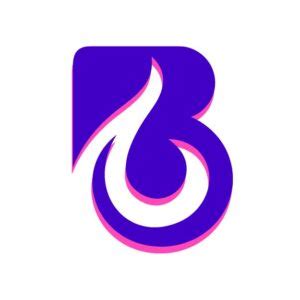 Black Modern Elegant Letter B Logo - Bitara