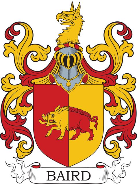 Baird Coat of Arms Meanings and Family Crest Artwork | Coat of arms ...