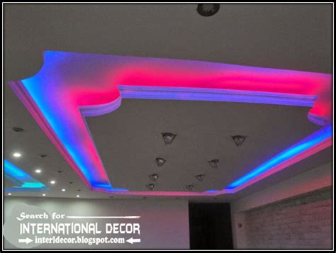 LED ceiling lights, LED strip lighting ideas in the interior