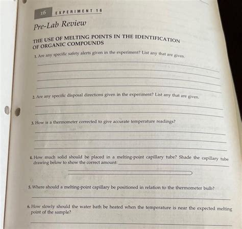 THE USE OF MELTING POINTS IN THE IDENTIFICATION OF | Chegg.com