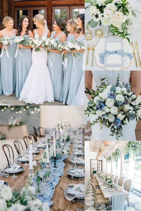 20 Light Blue Wedding Color Ideas for Spring 2020 in 2020 | Wedding ...