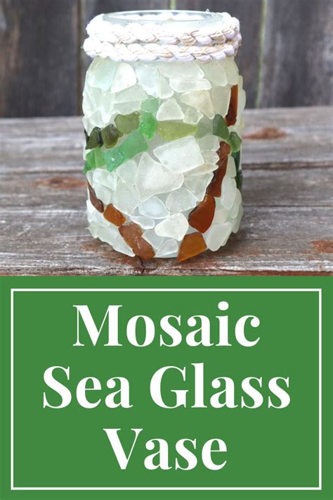 Mosaic Sea Glass Art Ideas