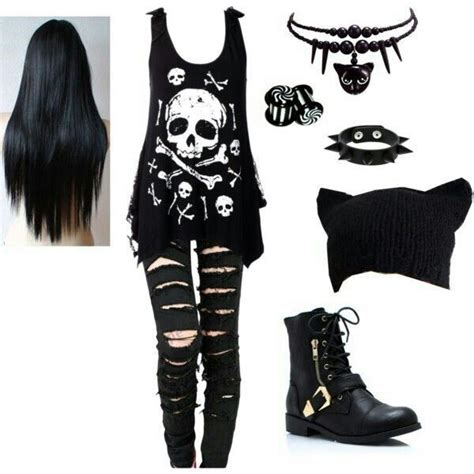 14 best Emo Clothes images on Pinterest | Emo clothes, Woman clothing and Casual wear