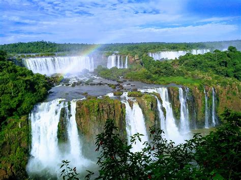 Gorgeous View Of The Worlds Largest Waterfall System Iguazu Falls Brazil [OC] [4000x3000 ...