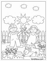 Free GARDEN Coloring Pages & Book For Download Printable PDF  VerbNow sketch template