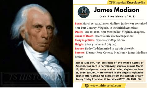 James Madison | Founding Father, Presidency & Death