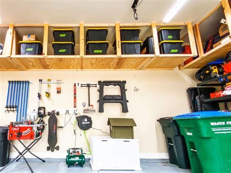 How To Build DIY Garage Storage Shelves — Crafted Workshop