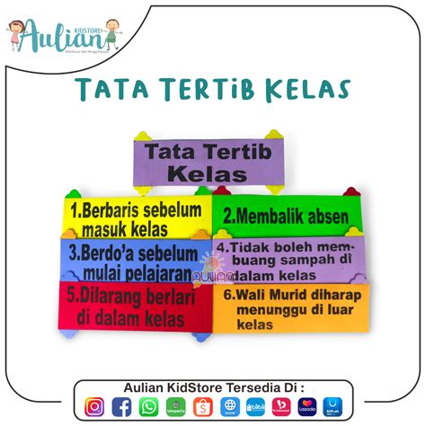 Contoh Tata Tertib Kelas - 58+ Koleksi Gambar