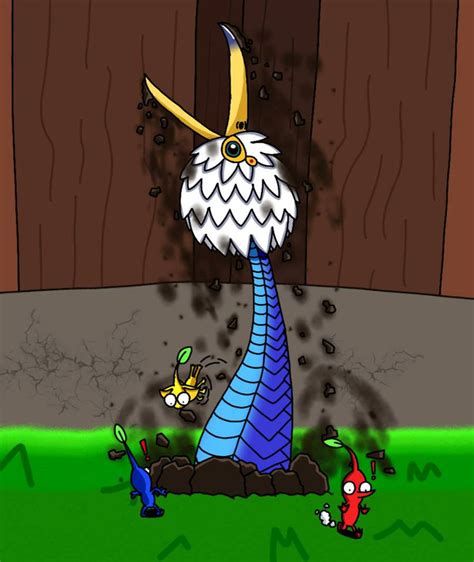 burrowing snagret from pikmin by supermelquiworld on DeviantArt