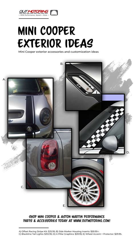 MINI Cooper Exterior Accessories | Mini cooper accessories, Mini cooper ...