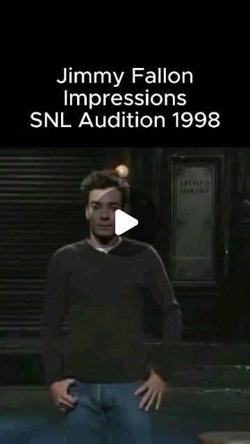 Sit N Lift on Instagram: "Jimmy Fallon SNL Audition 1998 #impressions # ...