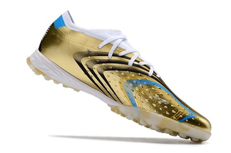 Shop For adidas X Speedportal Messi.1 Turf Leyenda - Gold Metallic/White/Pulse Blue