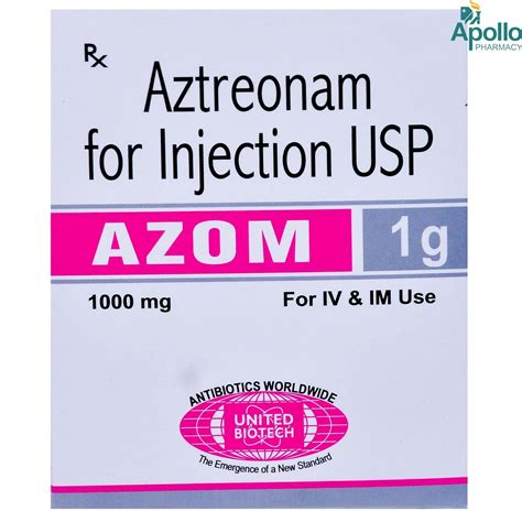 AZTREONAM: Uses, Side Effects and Medicines | Apollo Pharmacy