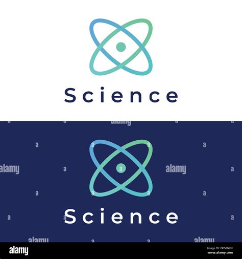 Modern science particle or molecule element logo. Logo for science,atom,biology,technology ...