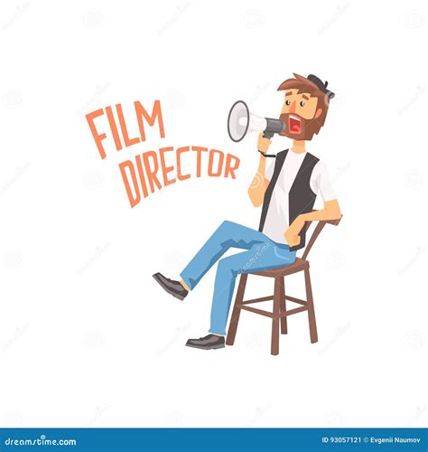 Movie Director - Cartoon Character - Vector Illustration | CartoonDealer.com #29954858