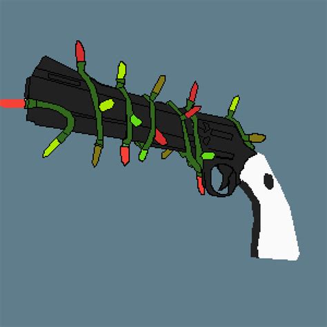 Pixilart - Festive TF2 Spy Revolver by Crisp