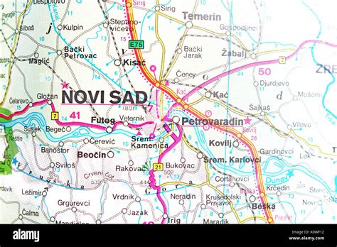 Map of novi hi-res stock photography and images - Alamy