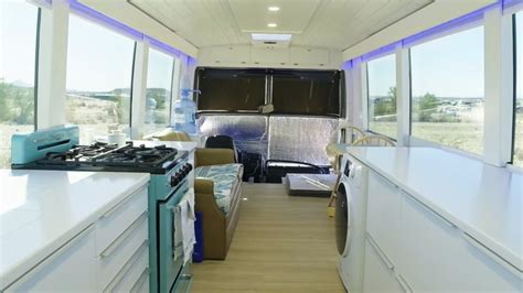 Couple’s DIY Greyhound Bus Conversion With Huge Interior Design