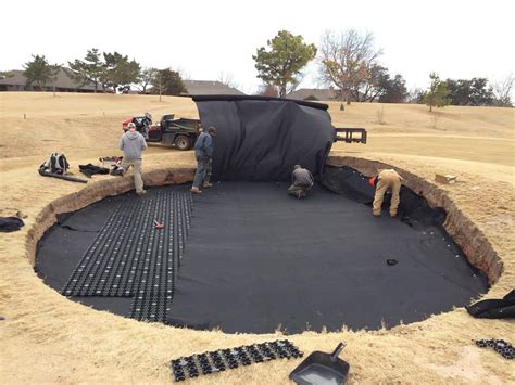 AirDrain Golf Course Bunker Design at The Greens Country Club in Oklahoma City