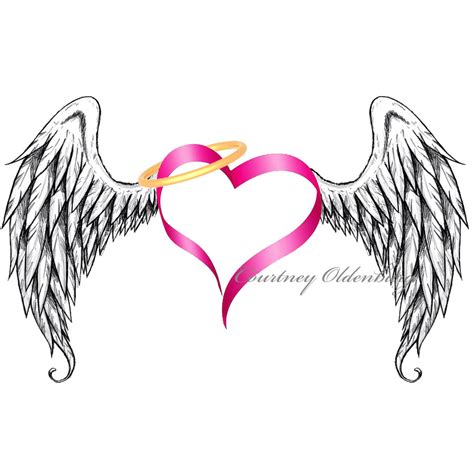 Heart with angel wings clipart clipart kid - Clipartix