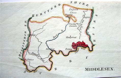 Middlesex - Simon Hunter Antique Maps