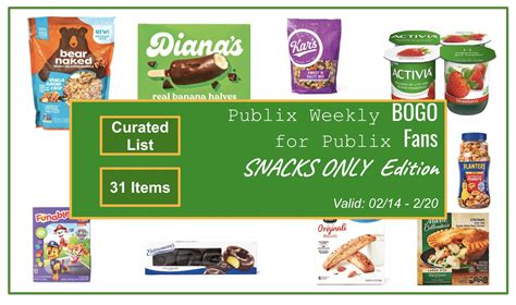 Publix Weekly BOGO for Publix Fans (Snacks Only) - AisleofShame.com