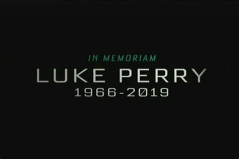 Riverdale pays tribute to Luke Perry as show bosses vow to dedicate series to 'true friend ...