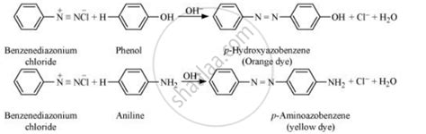 Write Short Notes on the Following Coupling Reaction - Chemistry | Shaalaa.com