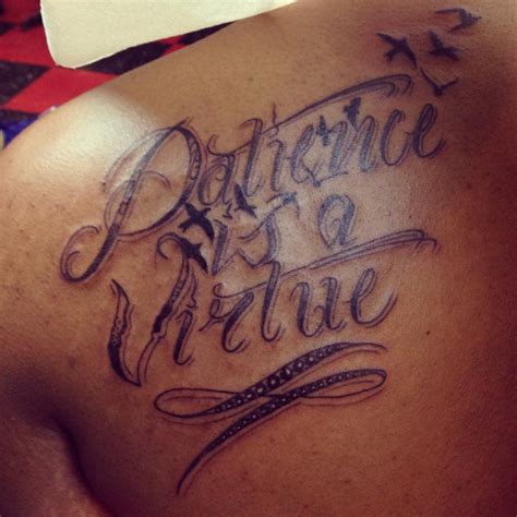 patience is a virtue by Christopher Prokop: TattooNOW