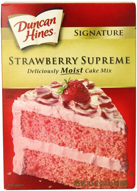 duncan hines strawberry cake mix recipes