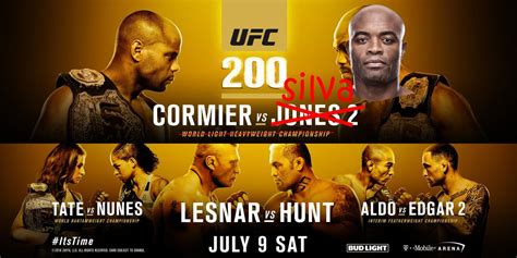 UFC 200: Fight Card, News, Predictions & Stats | MMA Insight